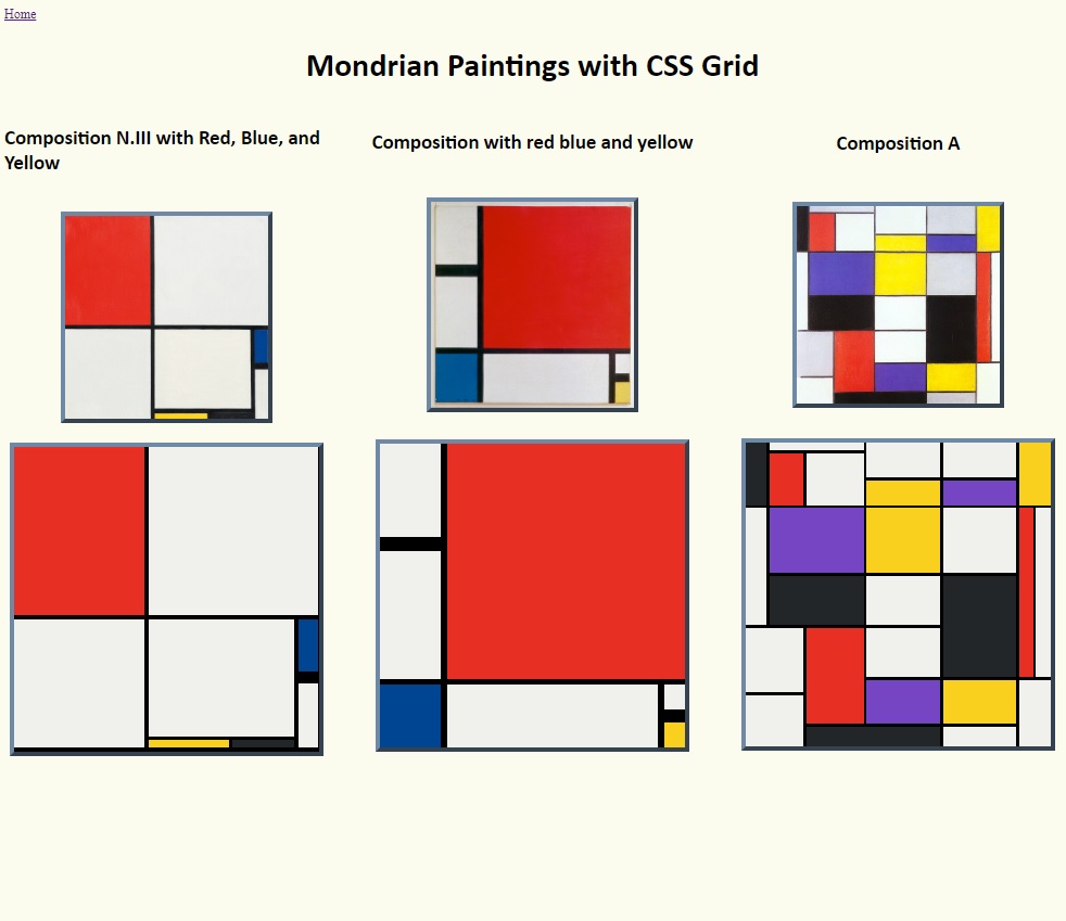 Mondrian Paintings project preview